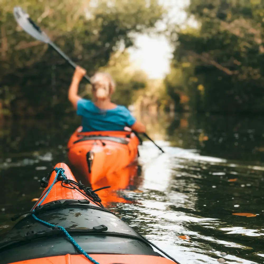 Excursion en kayak por la laguna de Kalpitiya