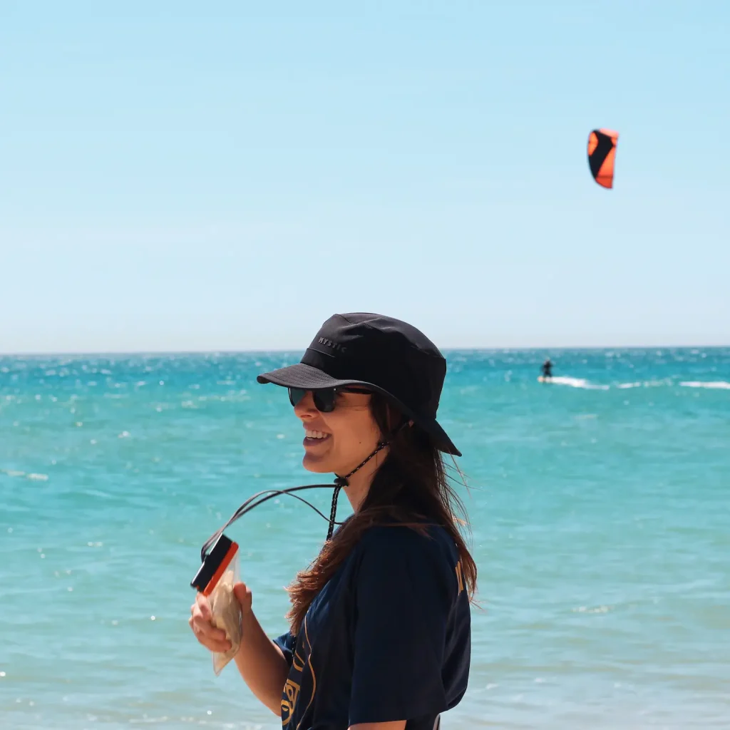 lider de expedición de viaje de kitesurf a tarifa